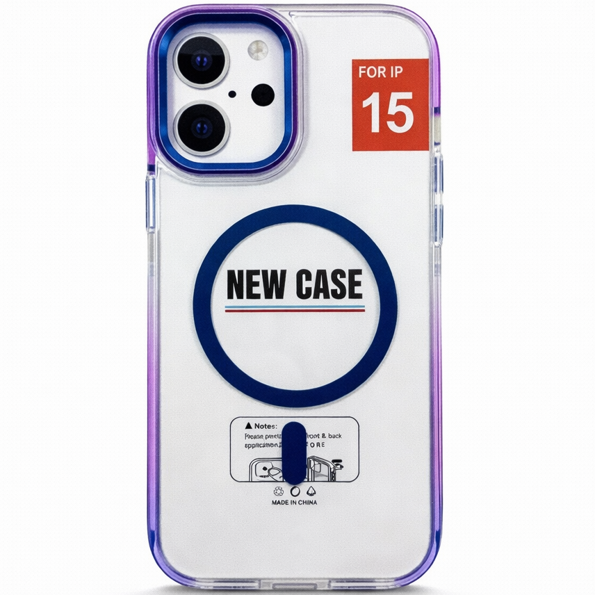 MagClear Case for iPhone 15 - Navy Blue