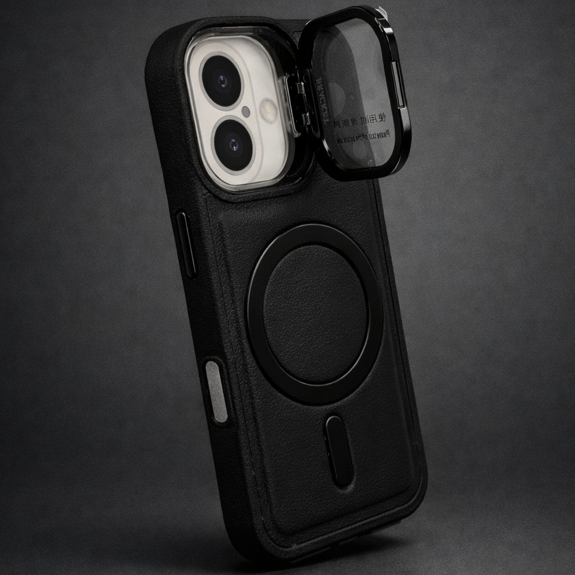 LensGuard MagSafe Case for iPhone 16 - Black
