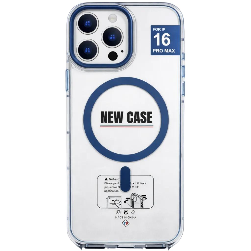 MagClear Case for iPhone 16 Pro Max - Navy Blue