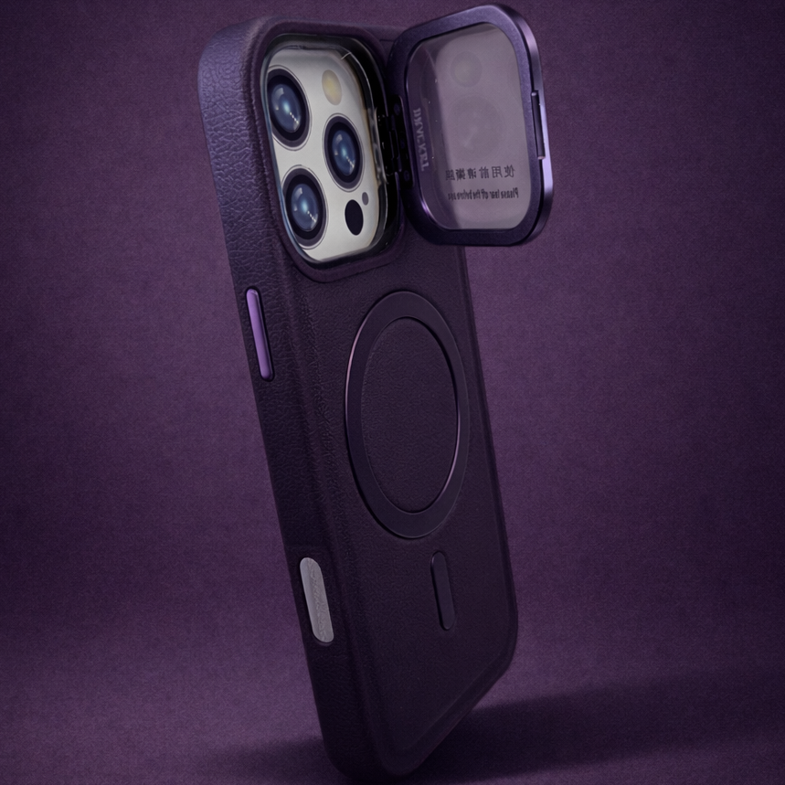 LensGuard MagSafe Case for iPhone 16 Pro Max - Purple