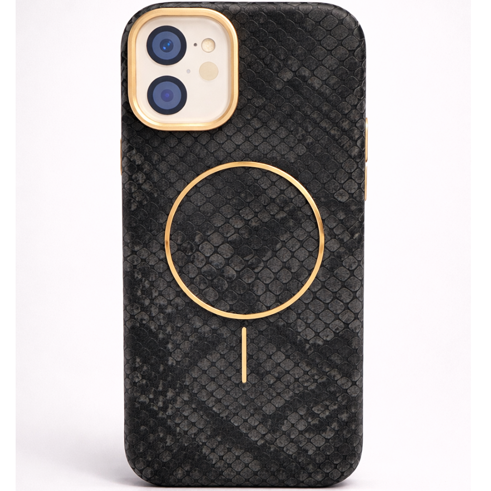 LuxeMag iphone 17 black case