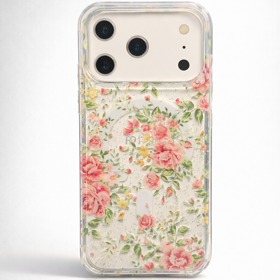 Gardenia Mag iPhone 17 Pro Case Spring Garden