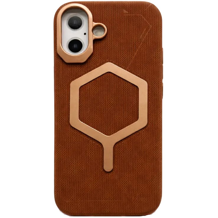 HexaGuard Mag Case for iPhone 16 - Brown