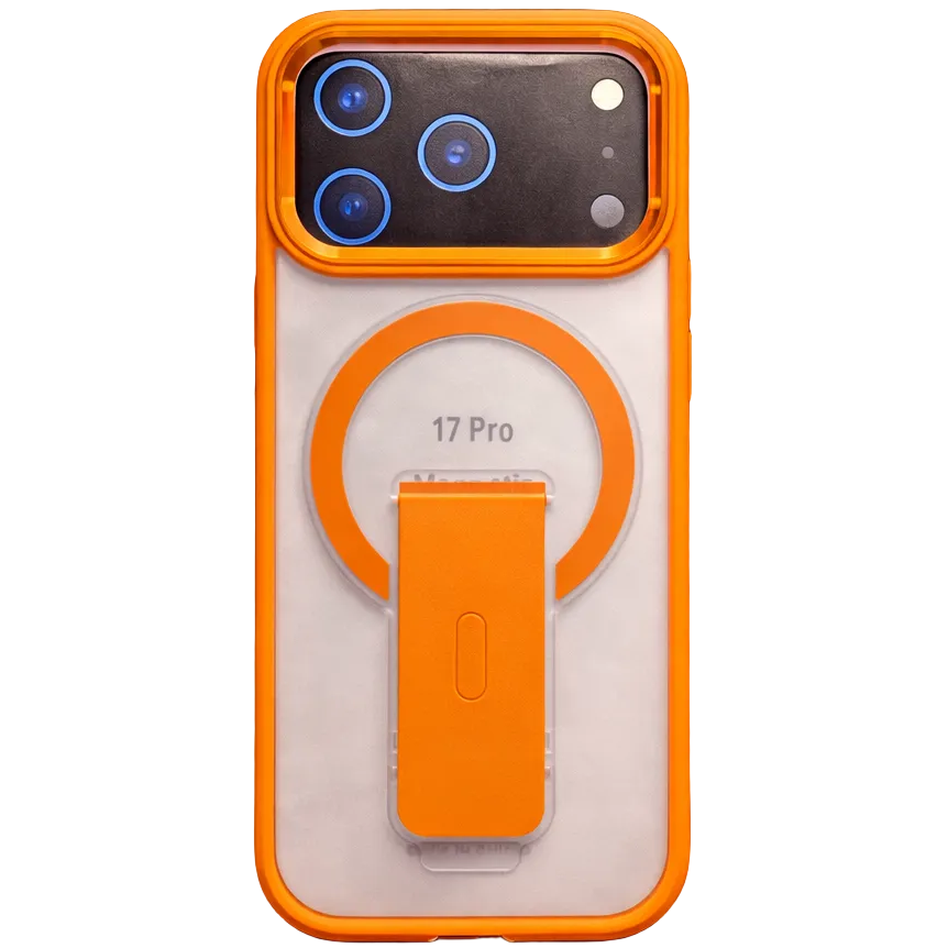 Mag SnapStand Orange iPhone 17 Pro Case