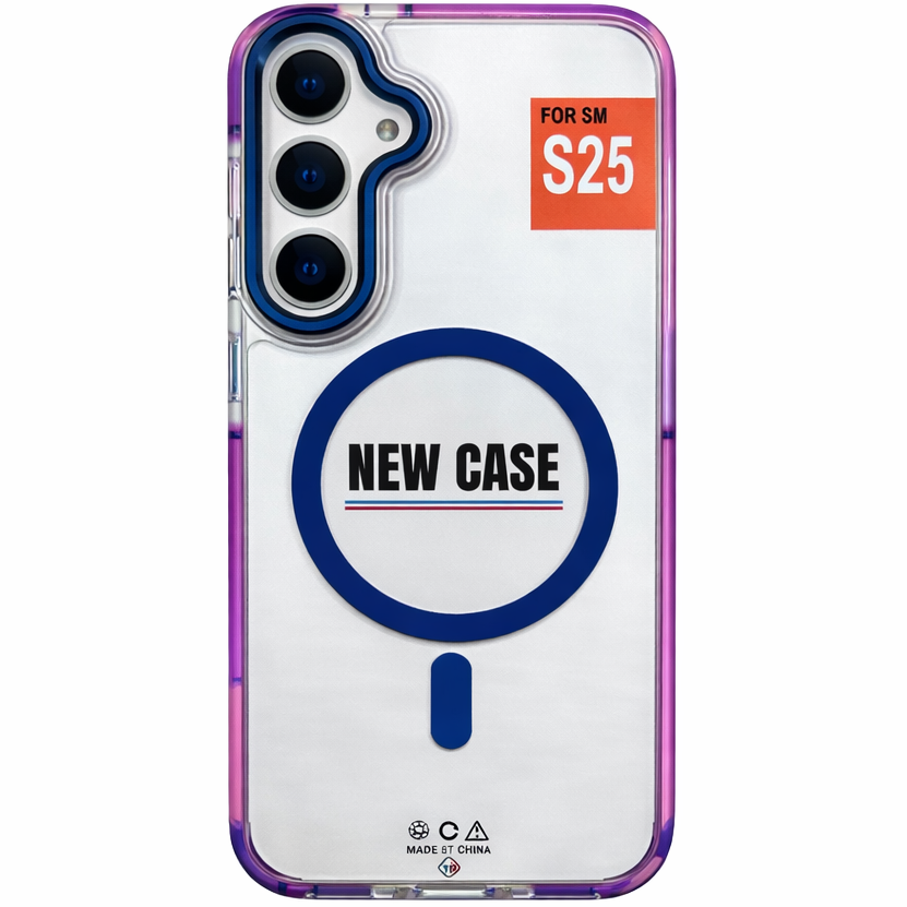 MagClear Case for Samsung Galaxy S25 - Navy Blue