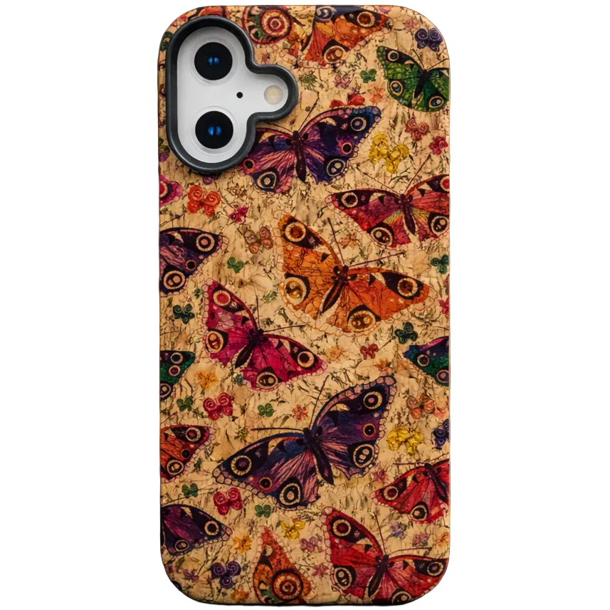 Aibelv Mag iPhone 17 Colorful Butterfly Pattern Case
