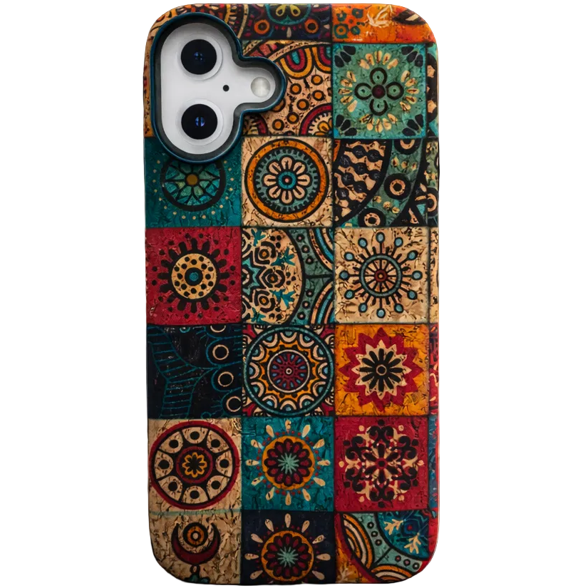 Aibelv Mag iPhone 17 Mosaic Tile Pattern Case