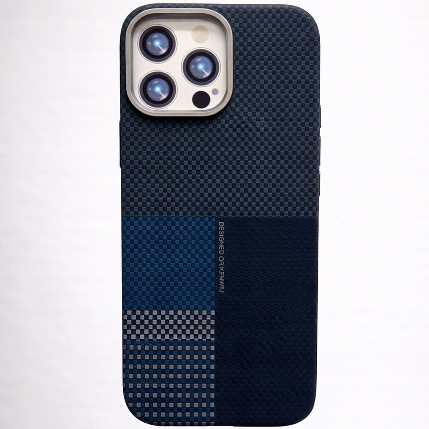 Carbon MagCarbon Case for iPhone 15 Pro - Navy Blue