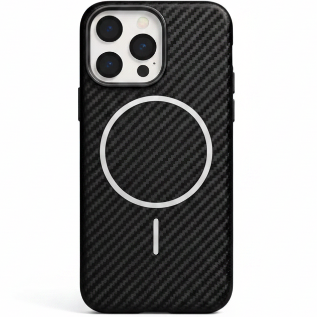 MagCarbon Case for iPhone 17 Pro - Black Carbon