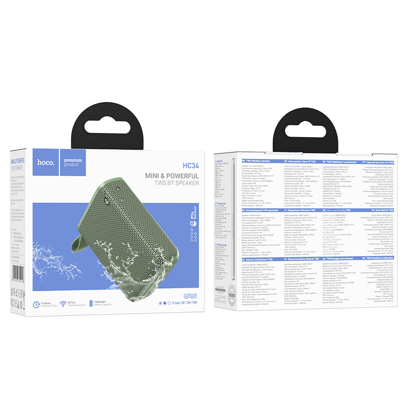 HOCO HC34 Star BT speaker green