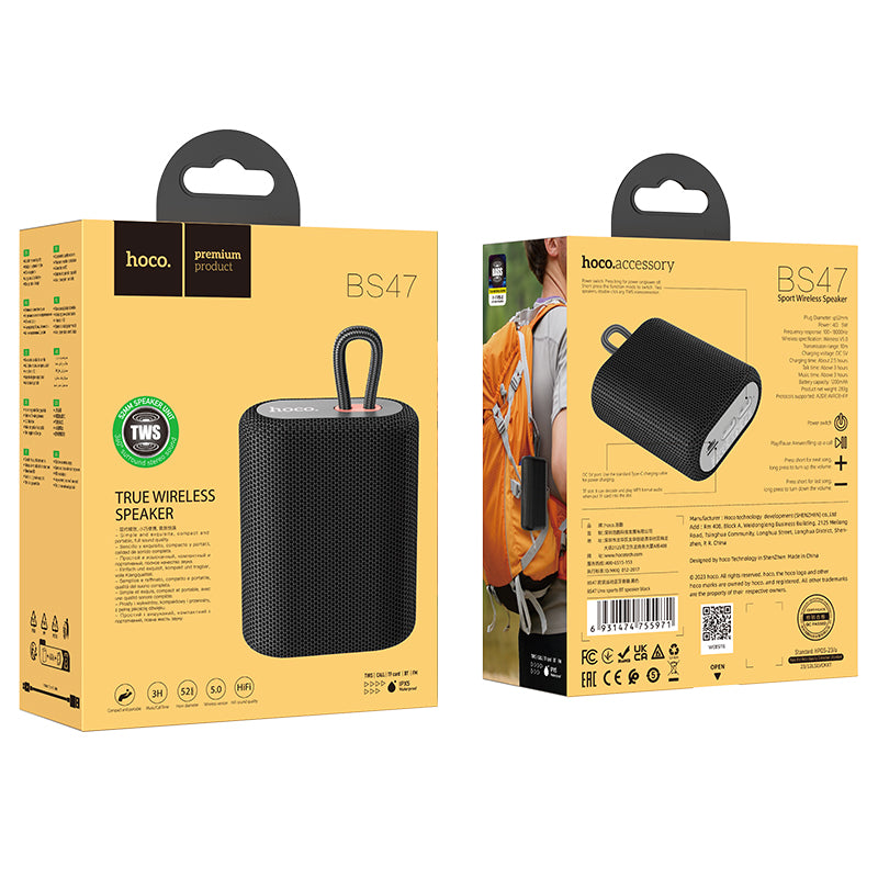 HOCO BS47 Uno sports BT speaker black