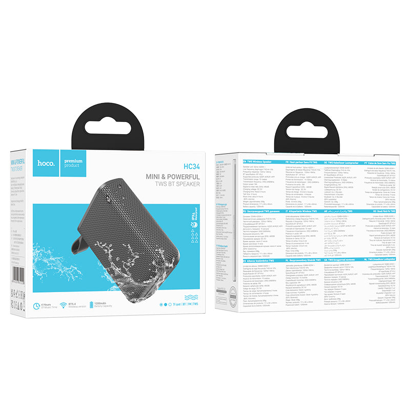 HOCO HC34 Star BT speaker gray