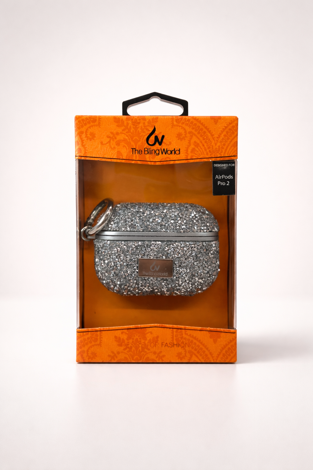 The Bling World Airpods Pro 2 Case Silver