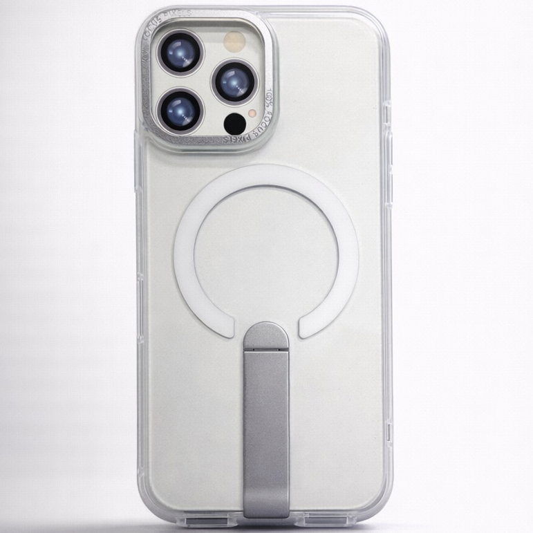 Focus KickStand Case for iPhone 15 Pro Max - White