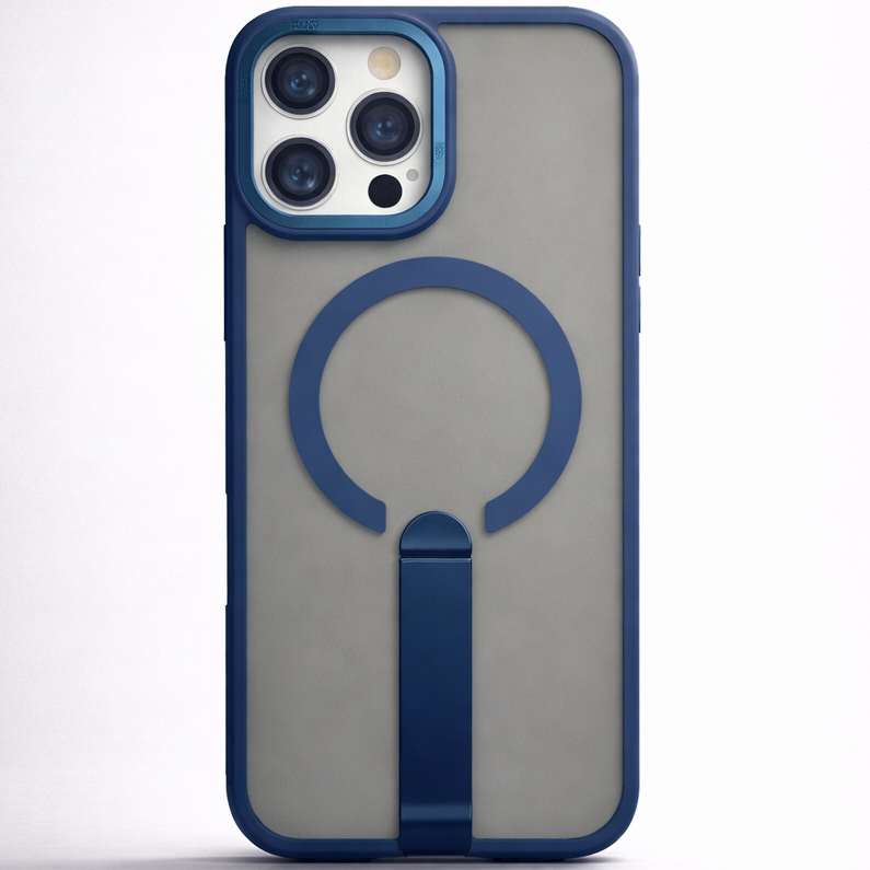 Focus Kickstand iPhone 16 Pro Max Case Blue