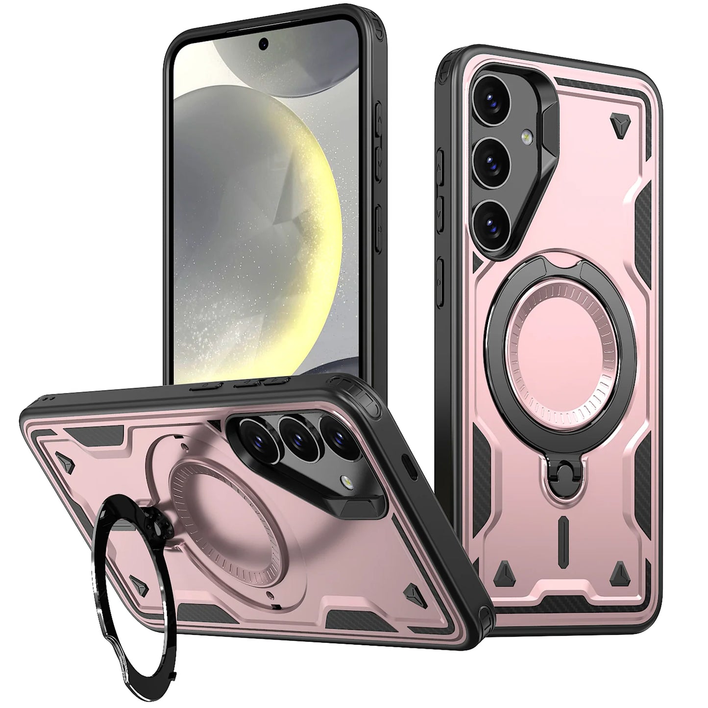 Metalic Ring Rugged Case L02 Samsung S25 Fe