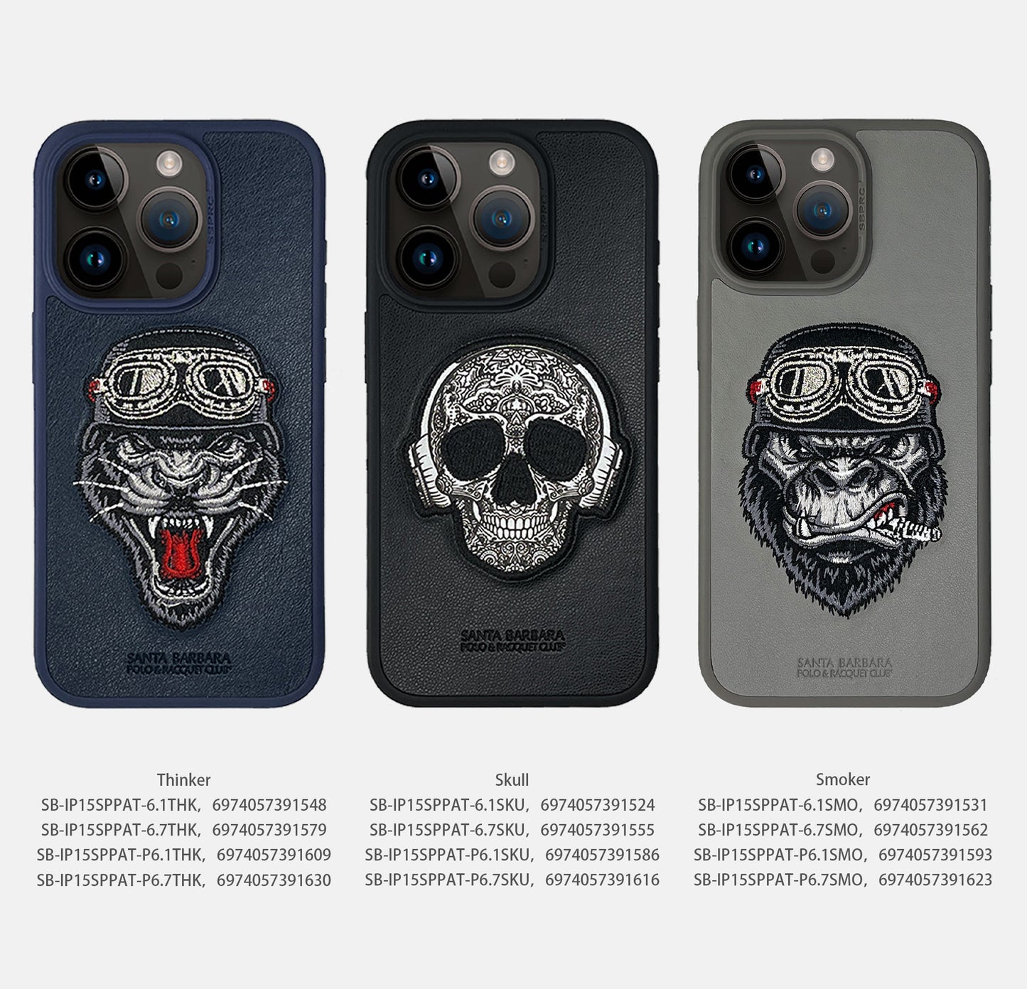 Patti iPhone 15 Pro Polo Thinker Blue