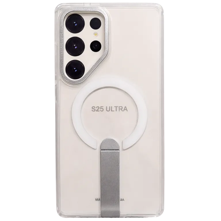 Focus KickStand Case for Samsung S25 Ultra - White