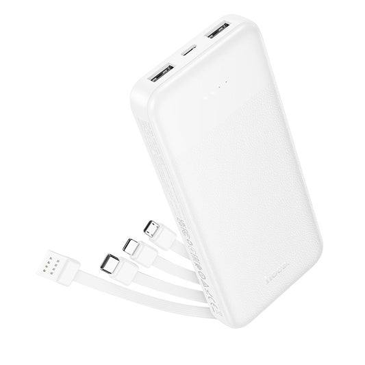 Hoco J163 10000mAh Fast Charge Power Bank - White