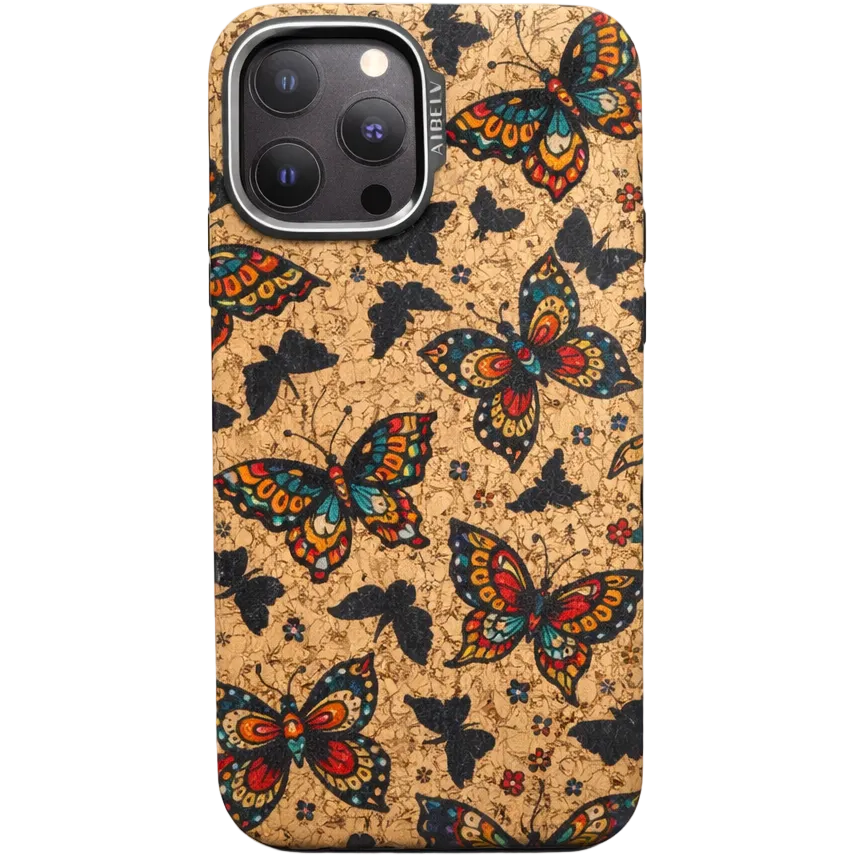 Aibelv Mag iPhone 16 Pro Max Butterfly Garden Case
