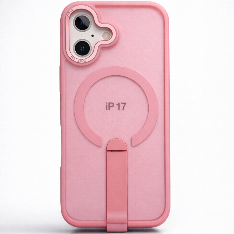 Focus Kickstand iPhone 17 Case Pink