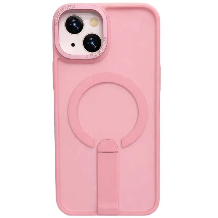Focus KickStand Case for iPhone 15 - Pink