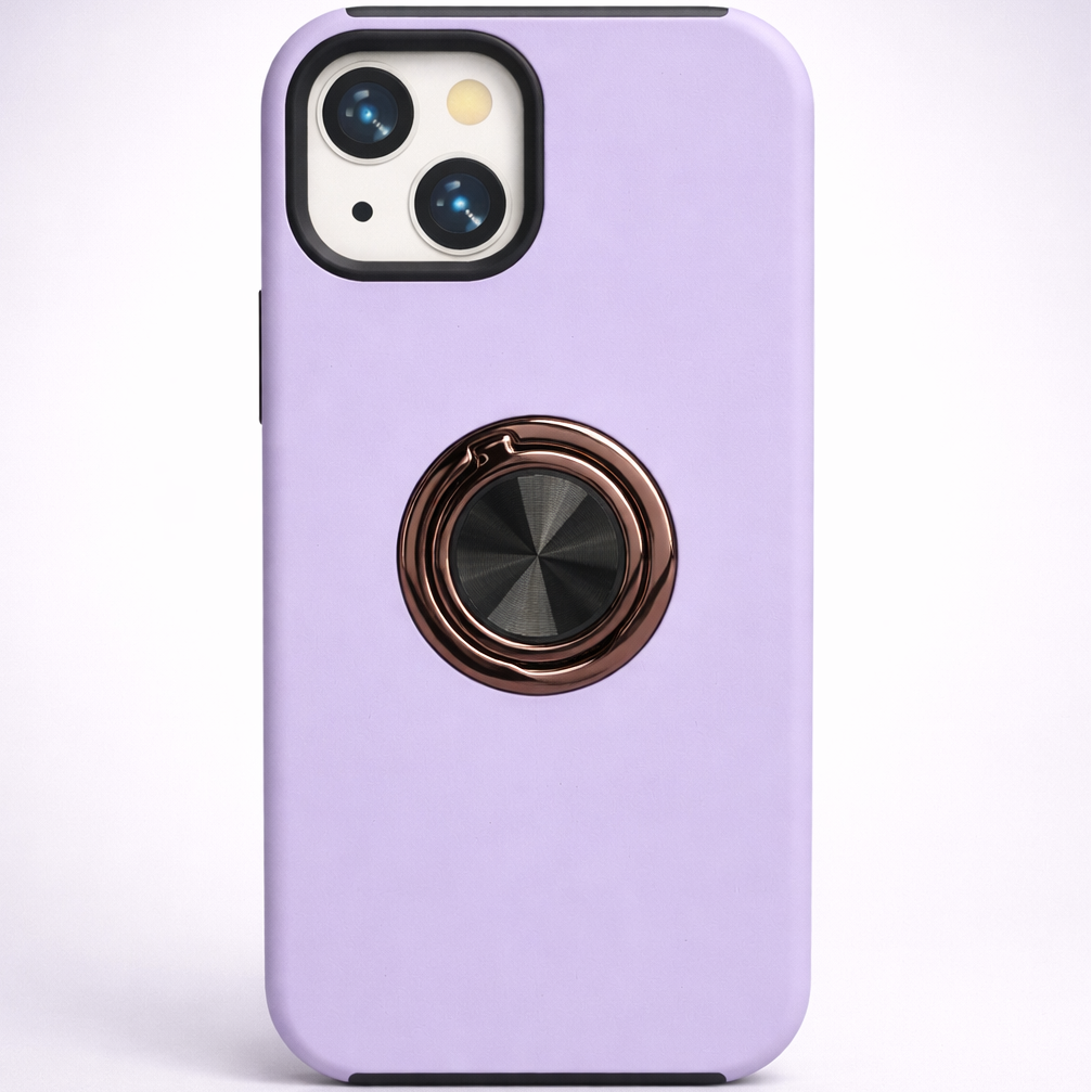 Strong Magnetic Ring Iphone 13/14 Soft Lilac Case