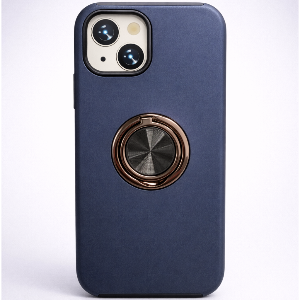Strong Magnetic Ring Iphone 13/14 blue Case