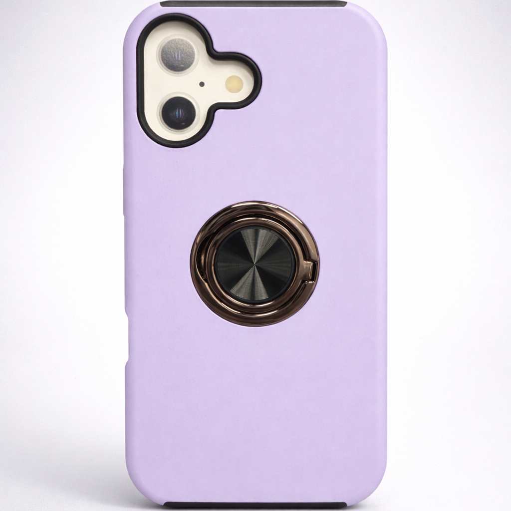Strong Magnetic Ring Iphone 16 Soft Lilac Case
