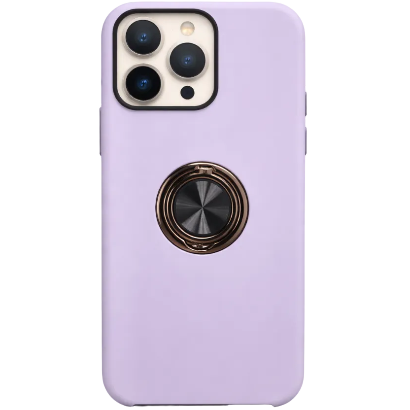 Strong Magnetic Ring Iphone 16 pro max Soft Lilac Case