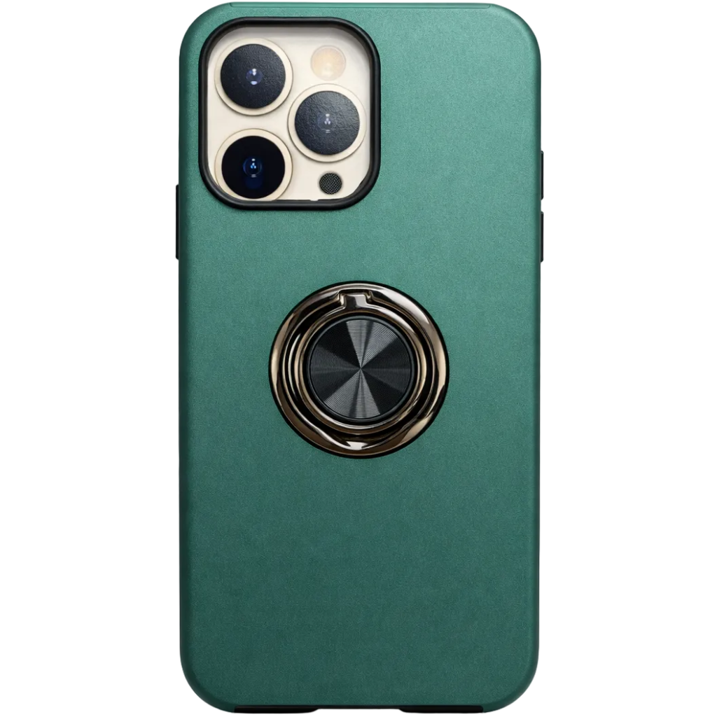 Strong Magnetic Ring Iphone 16 pro max Green Case