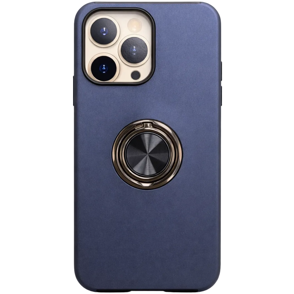 Strong Magnetic Ring Iphone 16 pro max Blue Case