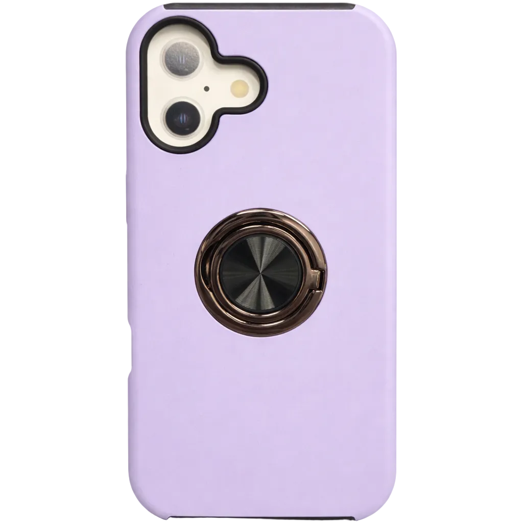 Strong Magnetic Ring Iphone 17 Soft Lilac Case