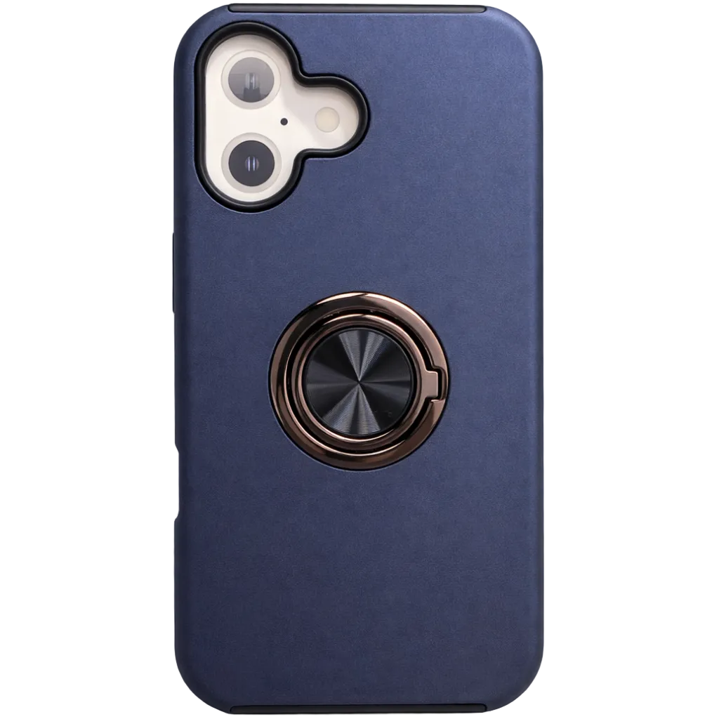 Strong Magnetic Ring Iphone 17 blue Case
