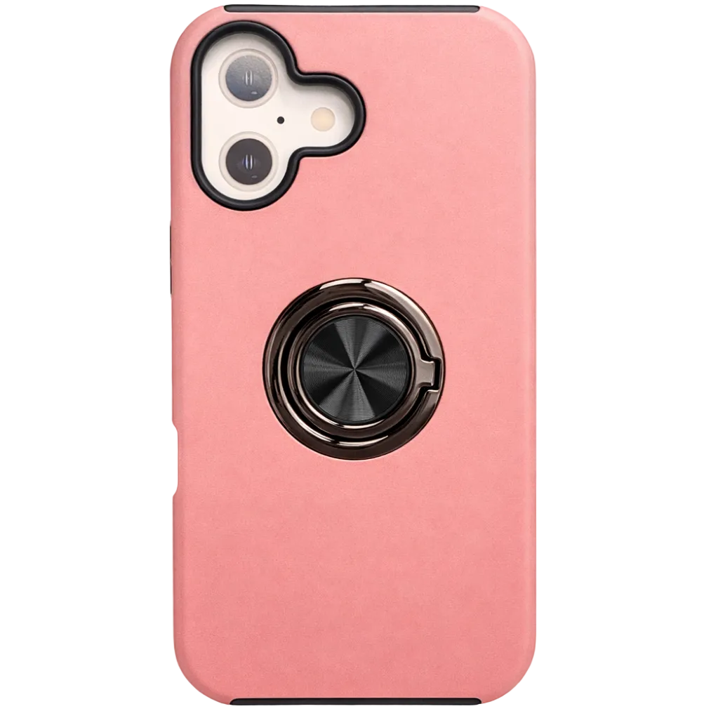 Strong Magnetic Ring Iphone 17 Pink Case