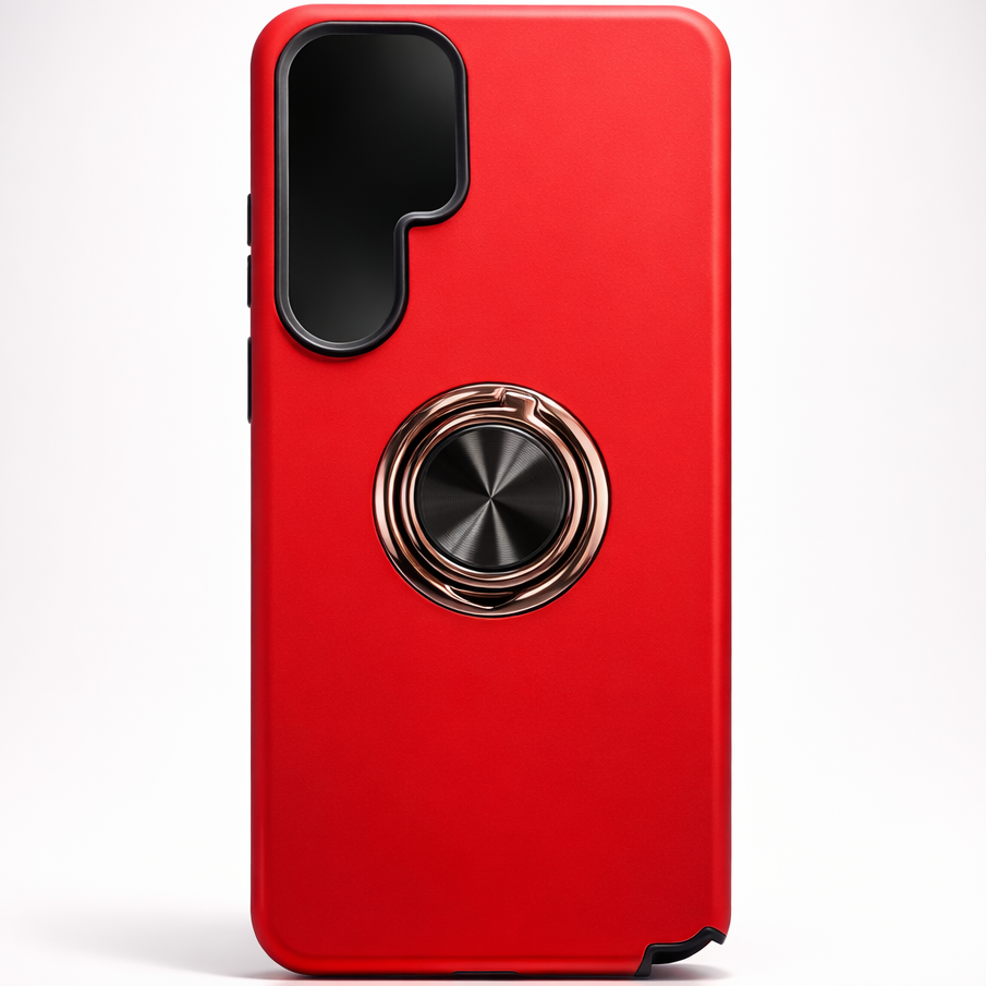 Strong Magnetic Ring Samsung S26 Ultra Red Case
