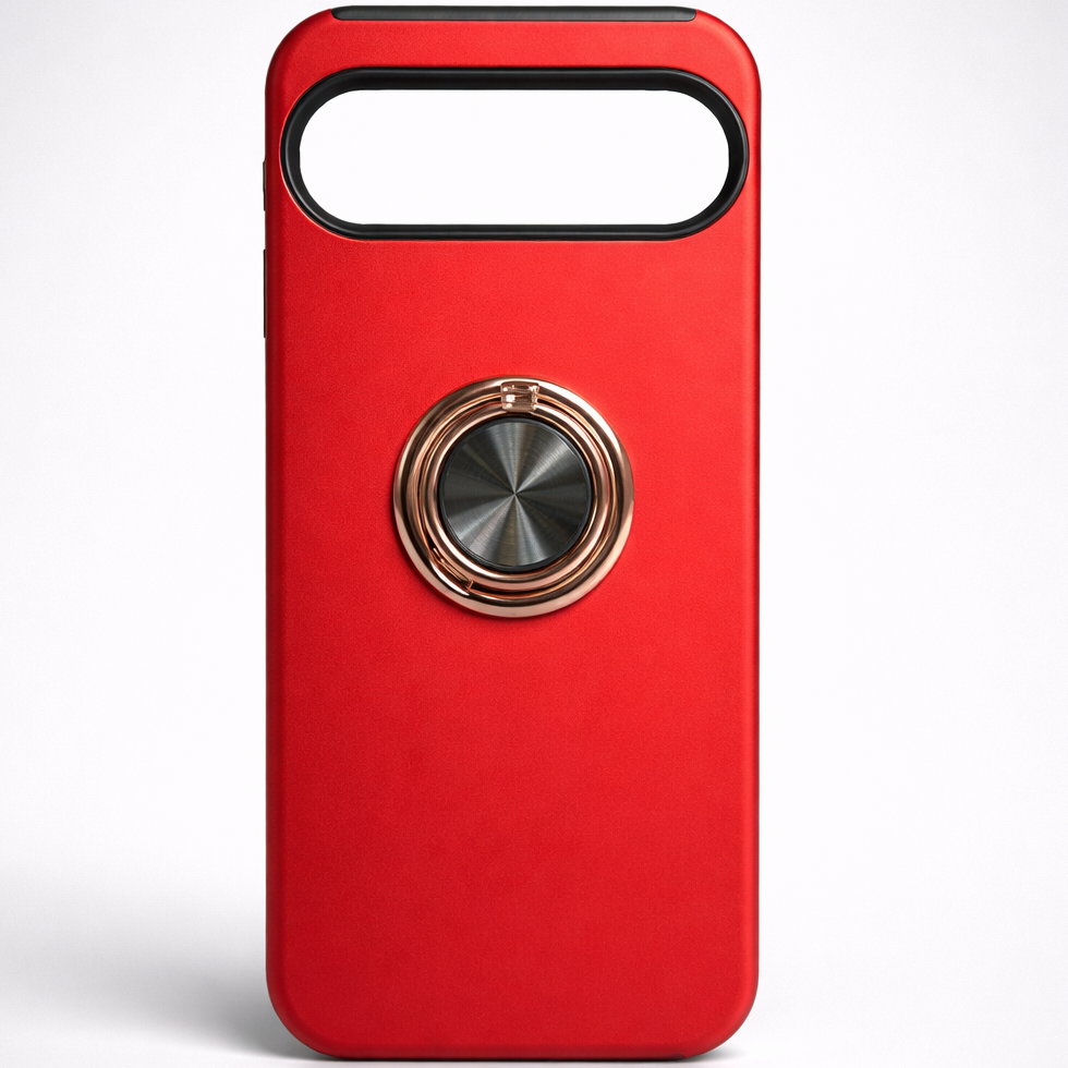 Strong Magnetic Ring Google Pixel 10 Pro XL Red Case