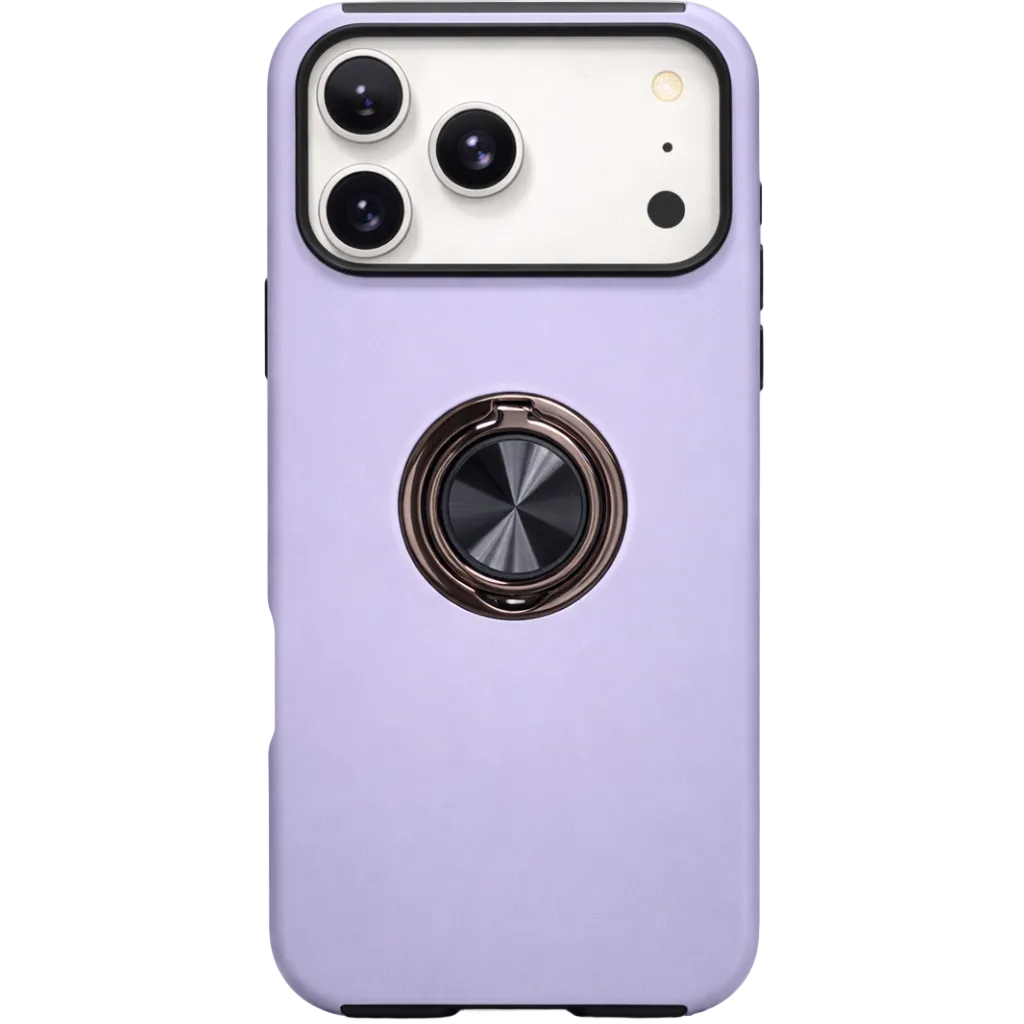 Strong Magnetic Ring Iphone 17 Pro Max Soft Lilac Case