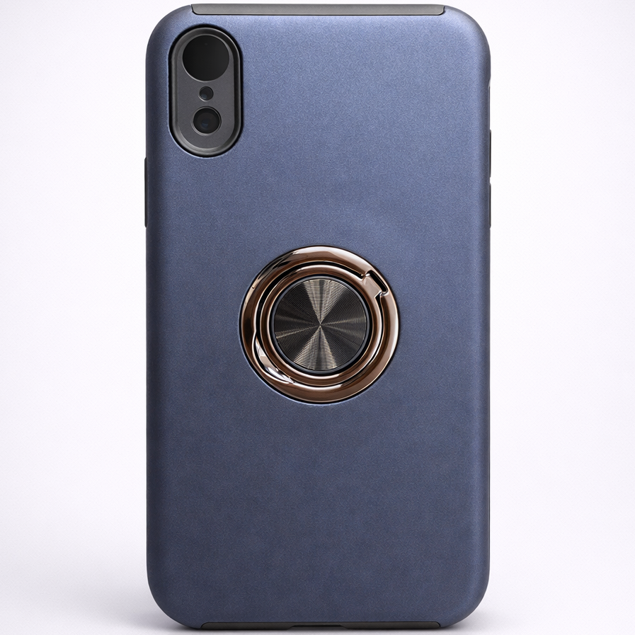 Strong Magnetic Ring Iphone XR Blue Case
