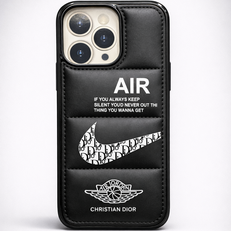 Puffer Iphone 15 pro max case black