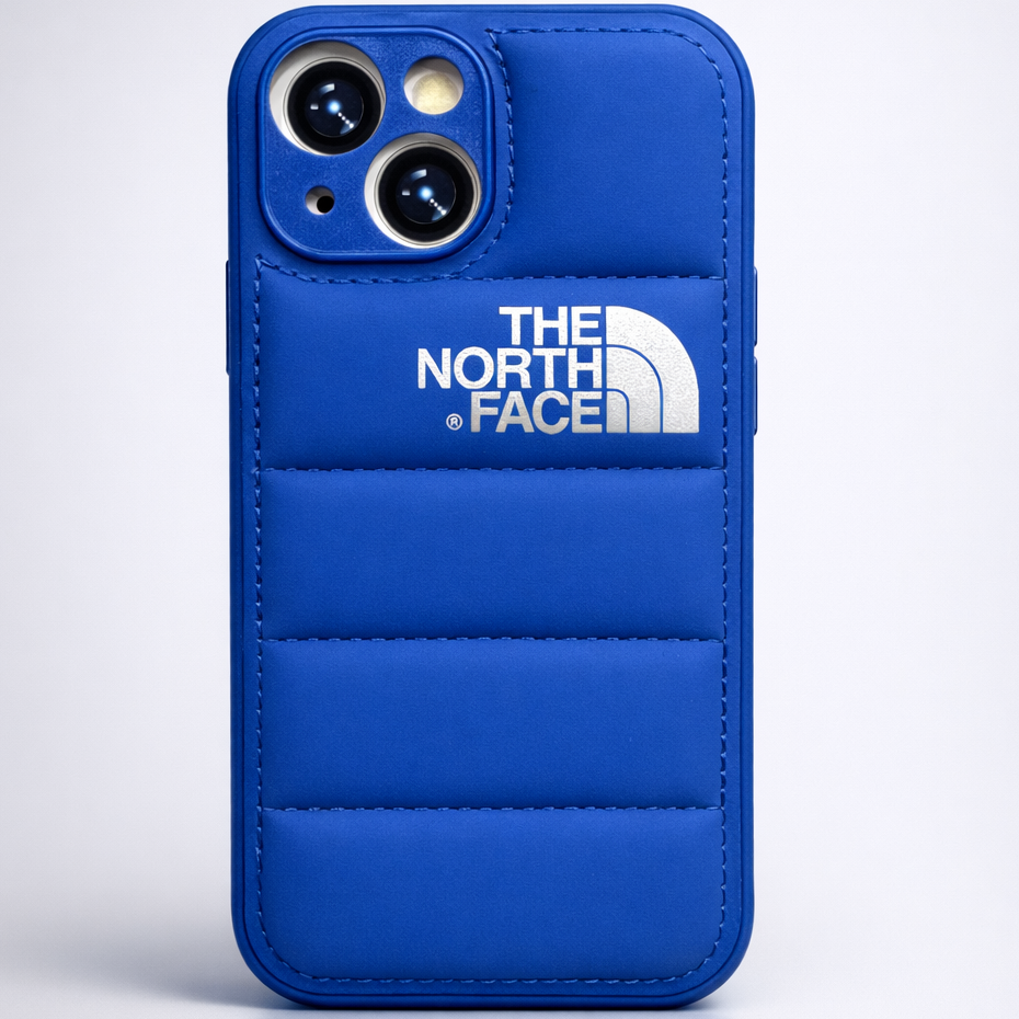 Puffer Iphone 15 case blue