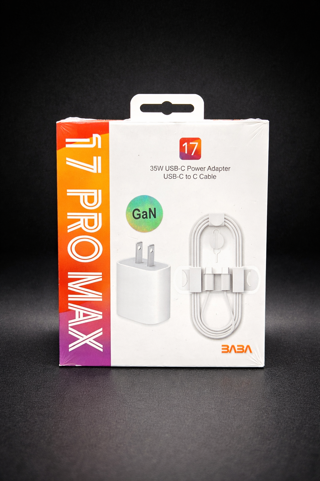 3A3A 35W Type C Adapter with C to C Cable