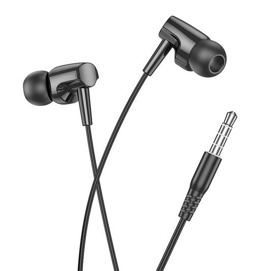 HOCO M112 Story universal earphones with microphone black