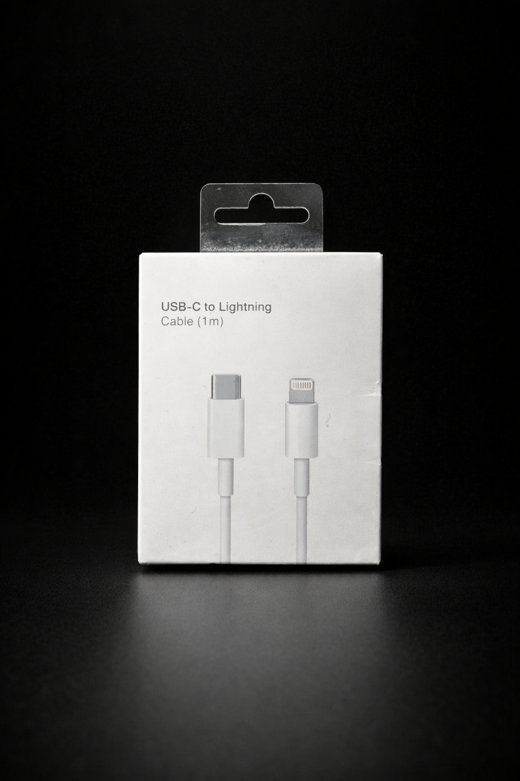 Premium Type-C to Lightning 1M Cable iP No Logo Box White