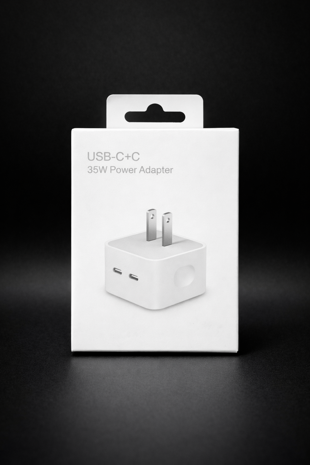 35w Dual Type-C Wall Charger iP No Logo Box White
