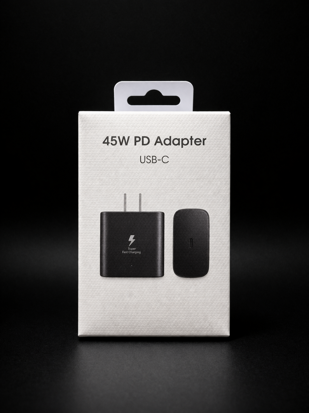 45W Adapter Wall Charger Samsung No Logo Box Black