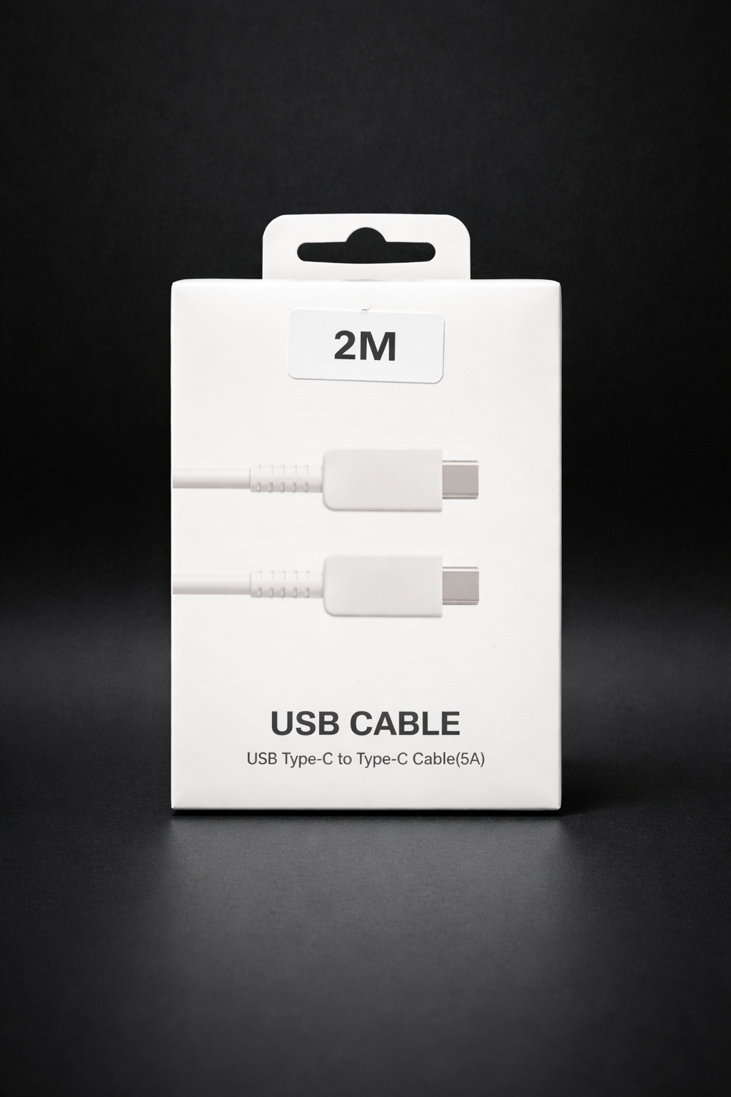 AM Type-C to Type-C 2M Cable Samsung No Logo Box White
