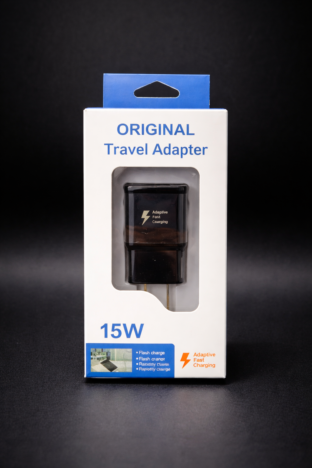 15W Adapter Wall Charger Samsung No Logo Box Black