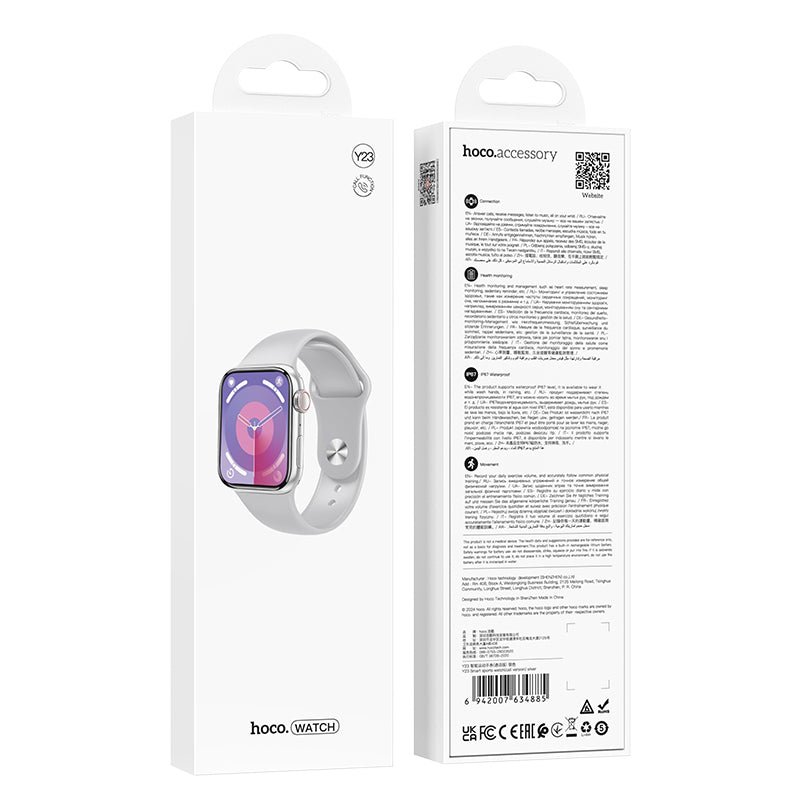 Y23 Smart sports watch(call version)-Silver