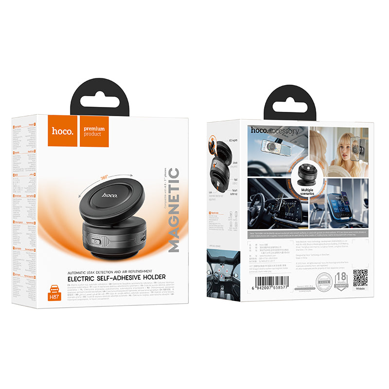 HOCO H87 Electric Self-Adhesive Holder Blk